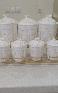 سرویس پاسماوری سرامیکی ماگرو پروانه طرح سنگ