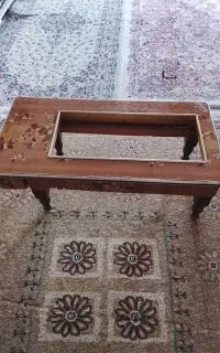 میزچرخ خیاطی چوب اصل عتیقه