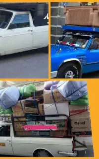 وانت بار . وحمل وجابجایی کامیون
