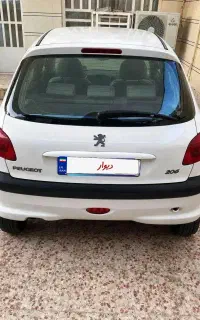 پژو 206 تیپ 2 مدل 88