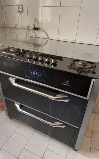 اجاق گاز ۵ شعله طرح فر