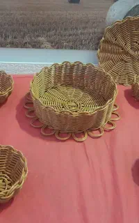 ست سبد مفتولی دست بافت