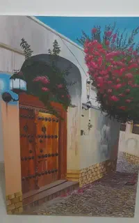 نقاشی بوم بافت قدیم بوشهر