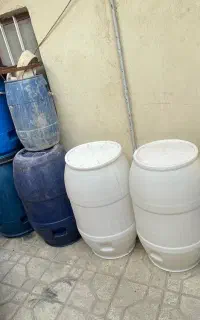 بشکه پلاستیکی سالم  وتمیز