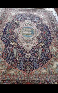 فرش دستبافت کرمان انتیک