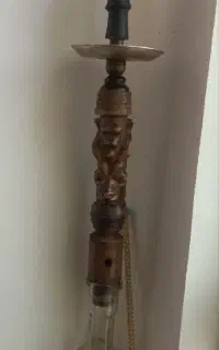 قلیان چوبی طرح دار