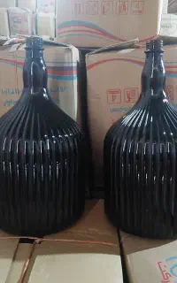 بطری شیشه ای ۶لیتری