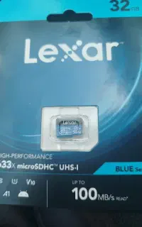 رم میکرو مارک lexar ظرفیت 32 گیگ