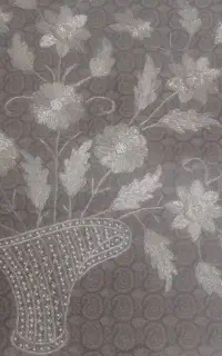 ترمه قدیمی قاب شده اماده