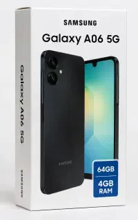 سامسونگa06 حافظه 64 5g آکبند فقط۲عدد