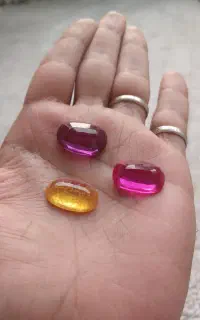 نگین یاقوت و لعل و سنگ راف انگشتر