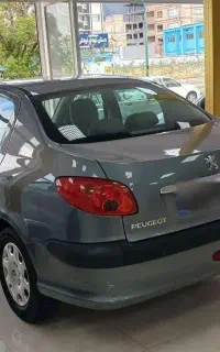 استثنایی ترین پژو ۲۰۶ V8 خاکستری مدل ۹۵