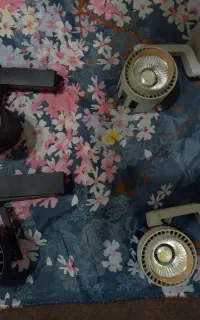 چراغ تلسکوپی ریلی ۵۰ وات مشکی و سفید تعدادی موجوده