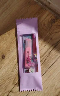 پک لوازم تحریر صورتی