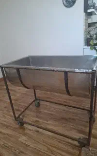 پاتیل خمیر استیل چرخ دار