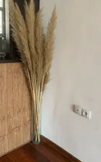 گل و گلدان شیشه ای