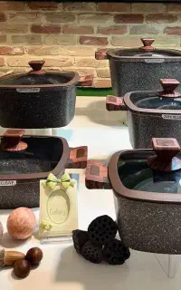 فروش اقساطی سرویس قابلمه ام جی اس راکلند بلک کوکر