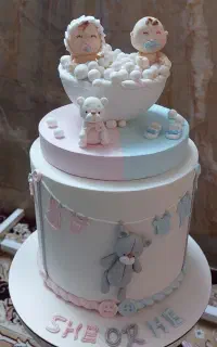 ماکت کیک تعیین جنسیت کیک نوزادی