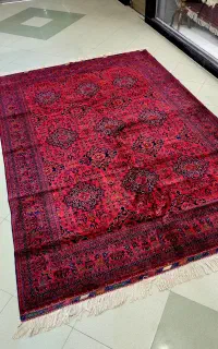 فرش دستبافت کرک مرینوس کلیسایی۶ متری