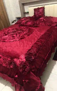 روتختی ساتن مخمل دونفره