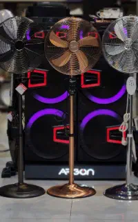 پنکه سه منظوره کنترل دار کویین هوم تمام استیل