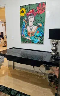 میز کار پایه استیل ضد زنگ