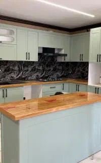 کابینت سبز سفید طوسی.   آماده ب نصب فوری