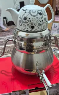 کتری و قوری کفه چدن آکبند