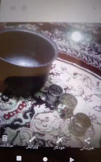 یک کاسه قدیمی سه عدد دسبندعتیقه