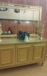آینه کنسول جنس چوب