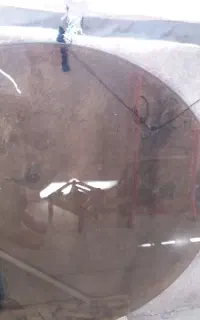 شیشه گرد دودی جلومبلی ودوتا میز عسلی