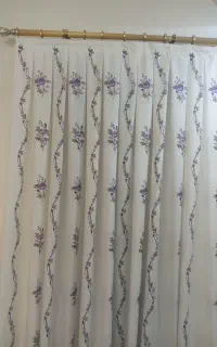 ۹ عدد پرده گل‌دار