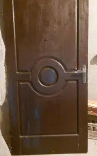 درب چوبی