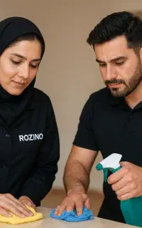 شرکت خدماتی نظافتی رُزینو اعزام نیرو مجرب