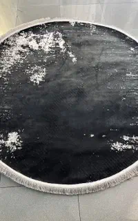 فرش دایره مشکی