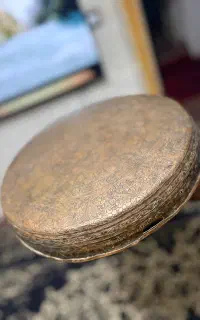 سینی ترازو مس عتیقه قدیمی با کار دست