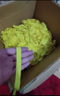 کش کاغذی و نخ پلی استر