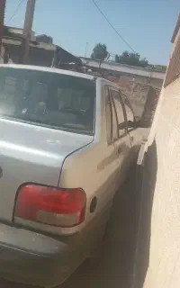 پراید نقره ای مدل ۱۳۸۷