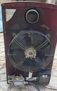 بخاری گازی فن دار