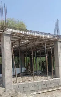 کار سقف انجام میشود