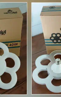 لامپ طرح گل ۴۰ وات
