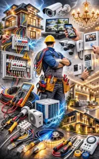 برقکاری-عیب یابی تخصصی برق-برقکار-سیمکش-رفع اتصال
