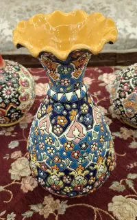 گلدان میناکاری زیبا