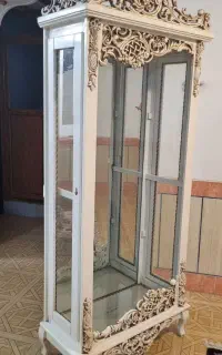 بوفه آینه‌ای سلطنتی منبت‌کاری‌شده