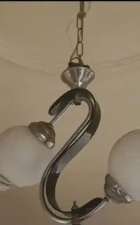 لوستر حبابی دو شاخه سالم