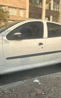 پژو 206 sd v8 بی رنگ