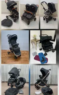 انواع کالسکه خارجی مسافرتی و دوقلو درحدنو