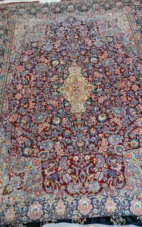 قالی کرمانی دستباف