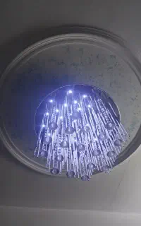 دو تا لوستر  ریموت دار