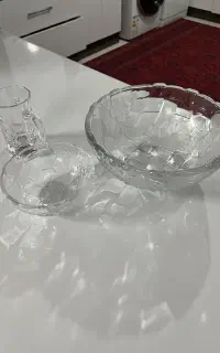 سرویس کریستال گل یخی اصل